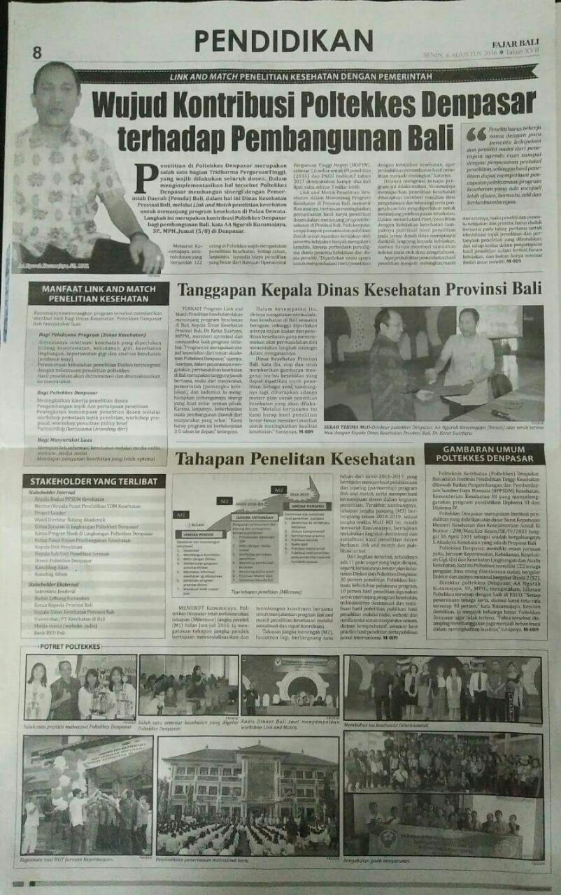 LINK AND MATCH FAJAR BALI